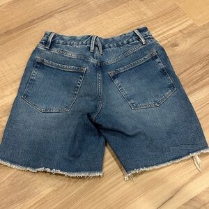 Good American Dark Blue Jean Shorts